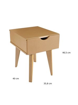 Imagen 2 del producto Velador Nordic Cajón