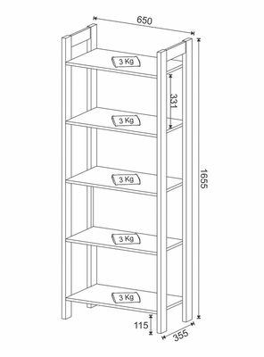 Imagen 2 del producto Estante AZ1005 Minimalista