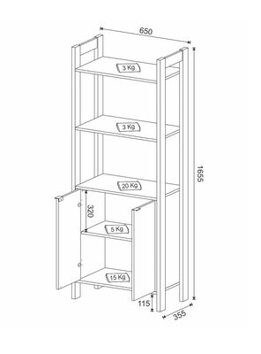 Imagen 2 del producto Estante Tecnomobili Az Minimalista