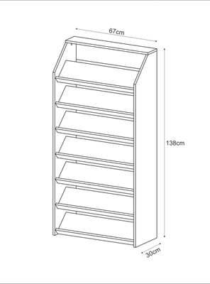 Imagen 2 del producto Zapatero Tecnomobili Sa 7 Repisas