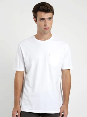 Polera Manga Corta Bolsillo Algodón Orgánico