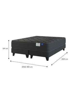 Imagen 2 del producto Cama Europea Black King + Respaldo Colonia