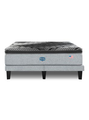 Imagen 2 del producto Cama Europea Sky 2 Plazas + Respaldo Tignes Plata