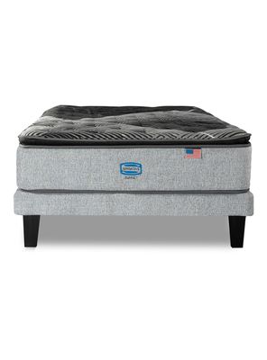 Imagen 2 del producto Cama Europea Sunset 1.5 Plazas + Respaldo Tibet Plata