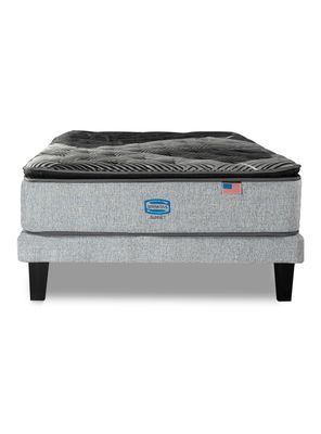 Imagen 2 del producto Cama Europea Sunset 1.5 Plazas + Respaldo Tignes Plata