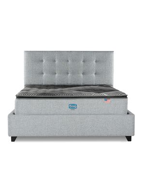 Imagen 2 del producto Cama Bignest Sunset 2 Plazas +  Respaldo Tignes Plata