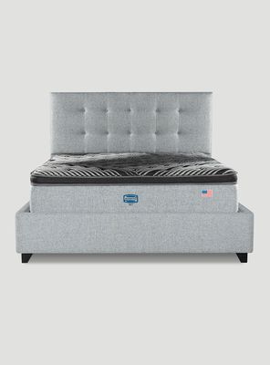 Imagen 2 del producto Cama Bignest Sky King + Respaldo Tignes Plata