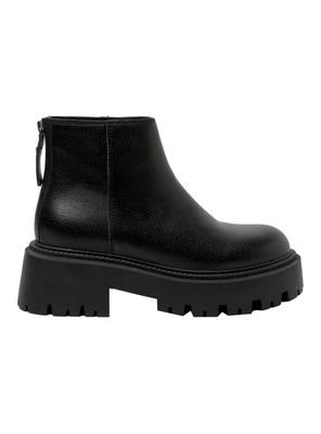 Botín Cuero Liso 250627 Mujer
