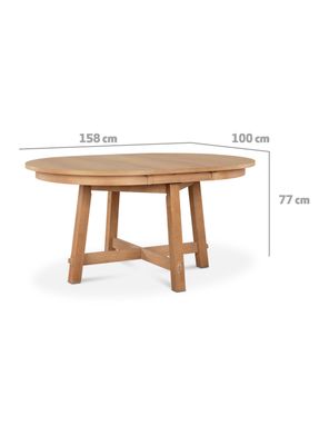 Imagen 2 del producto Juego de Comedor Preston Extensible 6 Sillas
