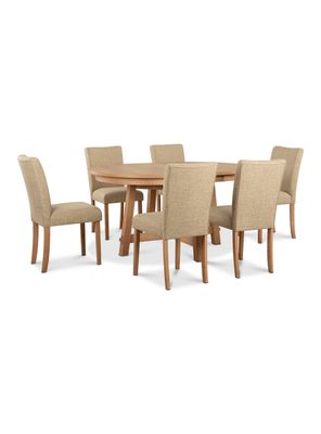 Juego de Comedor Preston Extensible 6 Sillas