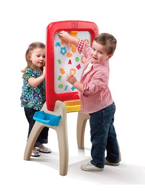 Imagen 2 del producto Caballete Pintor Dual Rojo