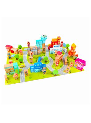 Juego de Construcción Ciudad Feliz