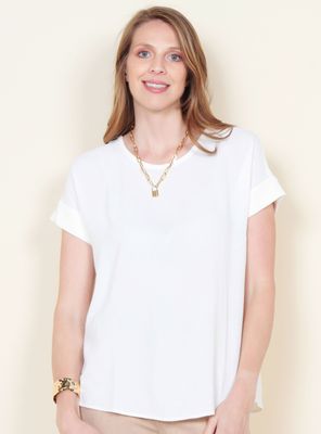 Blusa Manga Corta Sólido