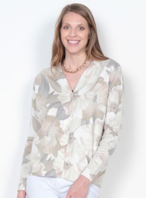 Chaleco Manga Larga Sublimado con Botones