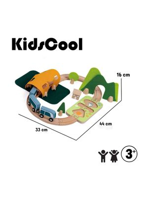 Imagen 2 del producto Juego Didáctico Pista de Tren Feliz