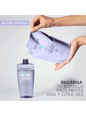 Imagen 2 del producto Shampoo Cabello Rubio o Decolorado Blond Absolu Recarga 500ml Kérastase