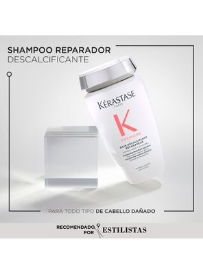 Imagen 2 del producto Set Reparación cabello Premiere Shampoo Bain Décalcifiant Réparateur 250ml + Aceite LHuile Originale Elixir Ultime 50ml Kérastase