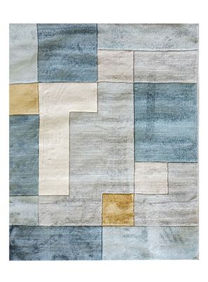 Alfombra Carved Evolution 150x200 cm Celeste