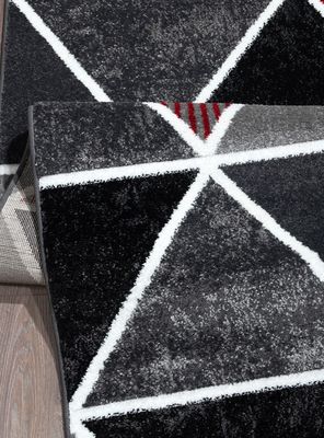 Imagen 2 del producto Alfombra Frise Avangard 170x230 cm Red Black