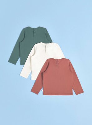 Imagen 2 del producto Polera Tripack de Color Sólido