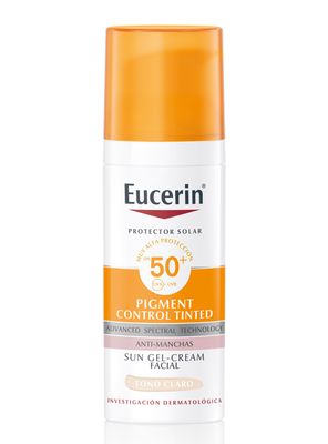 Eucerin Sun Pigment Control Tinted Facial Tono Claro Protector Solar FPS50+ 50ml