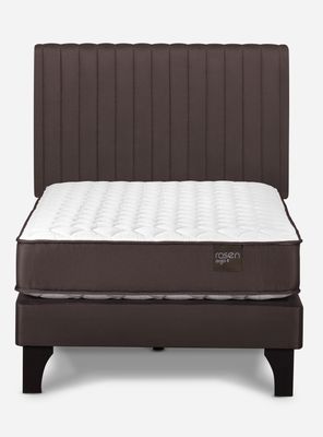 Imagen 2 del producto Cama Europea Ergo T New 1 Plaza + Repaldo Lucio Chocolate