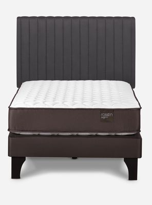 Imagen 2 del producto Cama Europea Ergo T New 1.5 Plazas + Respaldo Lucio Grafito