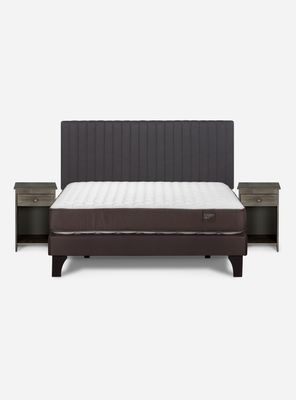 Imagen 2 del producto Cama Europea Ergo T New 2 Plazas + Set de Muebles Lucio Grafito