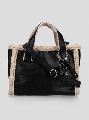 Cartera Crossbody Efecto Pelo