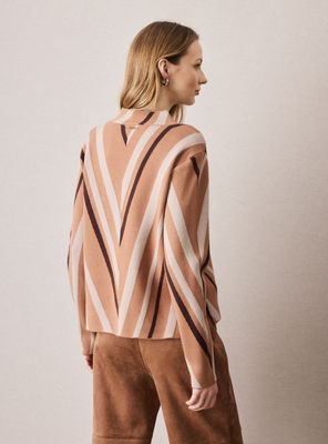 Imagen 2 del producto Sweater con Diseño y Cuello Alto