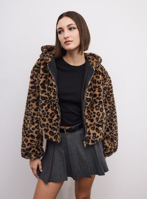 Polerón Pelo Corto Sintético Estampado