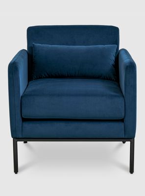 Poltrona Linth Olive Azul