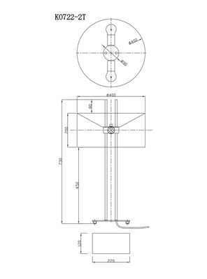 Imagen 2 del producto Lámpara Sobremesa H Negro