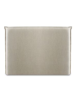 Respaldo Súper King Pestaña Lino Beige