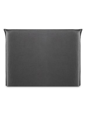 Respaldo King Pestaña Lino Gris