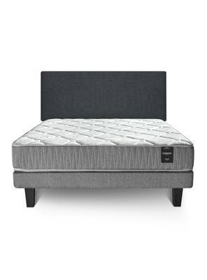 Imagen 2 del producto Cama Europea 2 Plazas Calm + Respaldo Wall Marengo