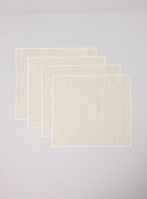 Set de 4 Servilletas Overlock