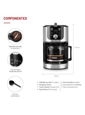 Imagen 2 del producto Cafetera de Filtro AromaKaffee TH-145DMi
