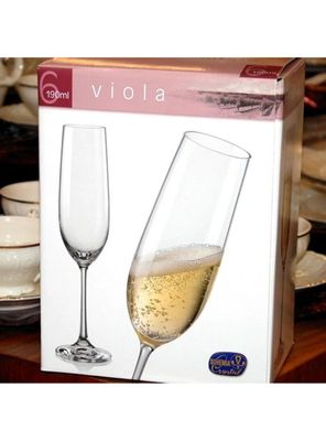 Imagen 2 del producto Set 6 Copas Cristal Espumante Viola