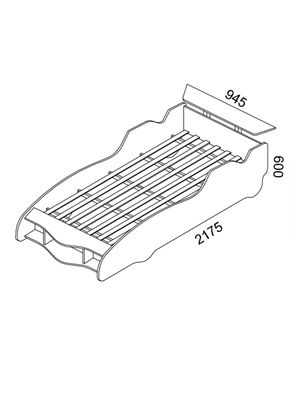 Imagen 2 del producto Cama Fórmula 1 1 Plaza