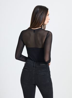 Imagen 2 del producto Body Tipo Corset con Top en Malla