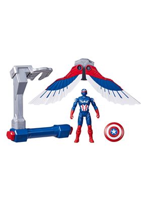 Figura de Acción Capitán América Vuelo Controlado