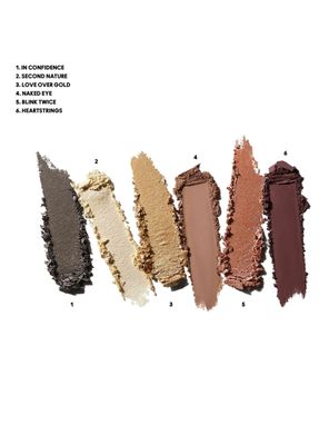 Imagen 2 del producto Paleta de Sombras Connect In Colour X6 Eye Shadow Palette Intimate Nudes 6.25 g