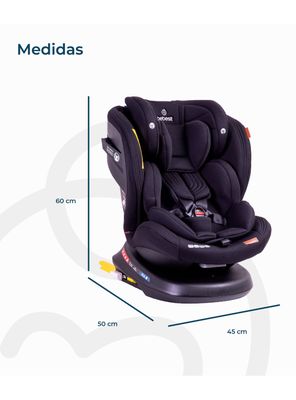 Imagen 2 del producto Silla de Auto Supra 360 Premium Negro