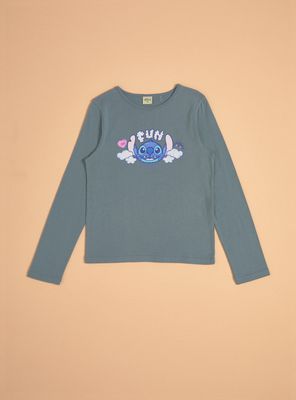 Polera Estampado Rostro Stitch