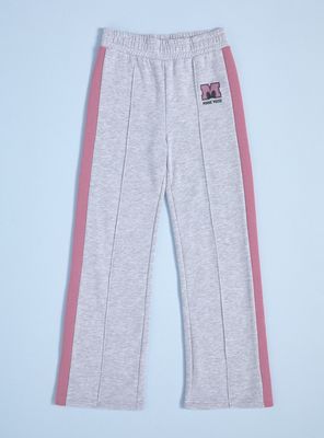 Pantalón con Contraste Lateral y Estampado Minnie