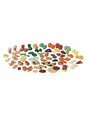 Juguete Mini Hogar Comida Fantasía 10 Unidades