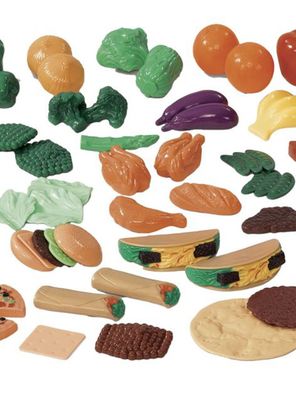 Imagen 2 del producto Juguete Mini Hogar Comida Fantasía 10 Unidades