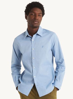 Camisa Unicolor Casual Manga Larga