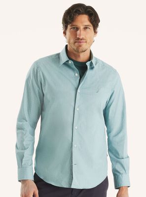 Camisa Casual Full Estampada Hexagonos Mini